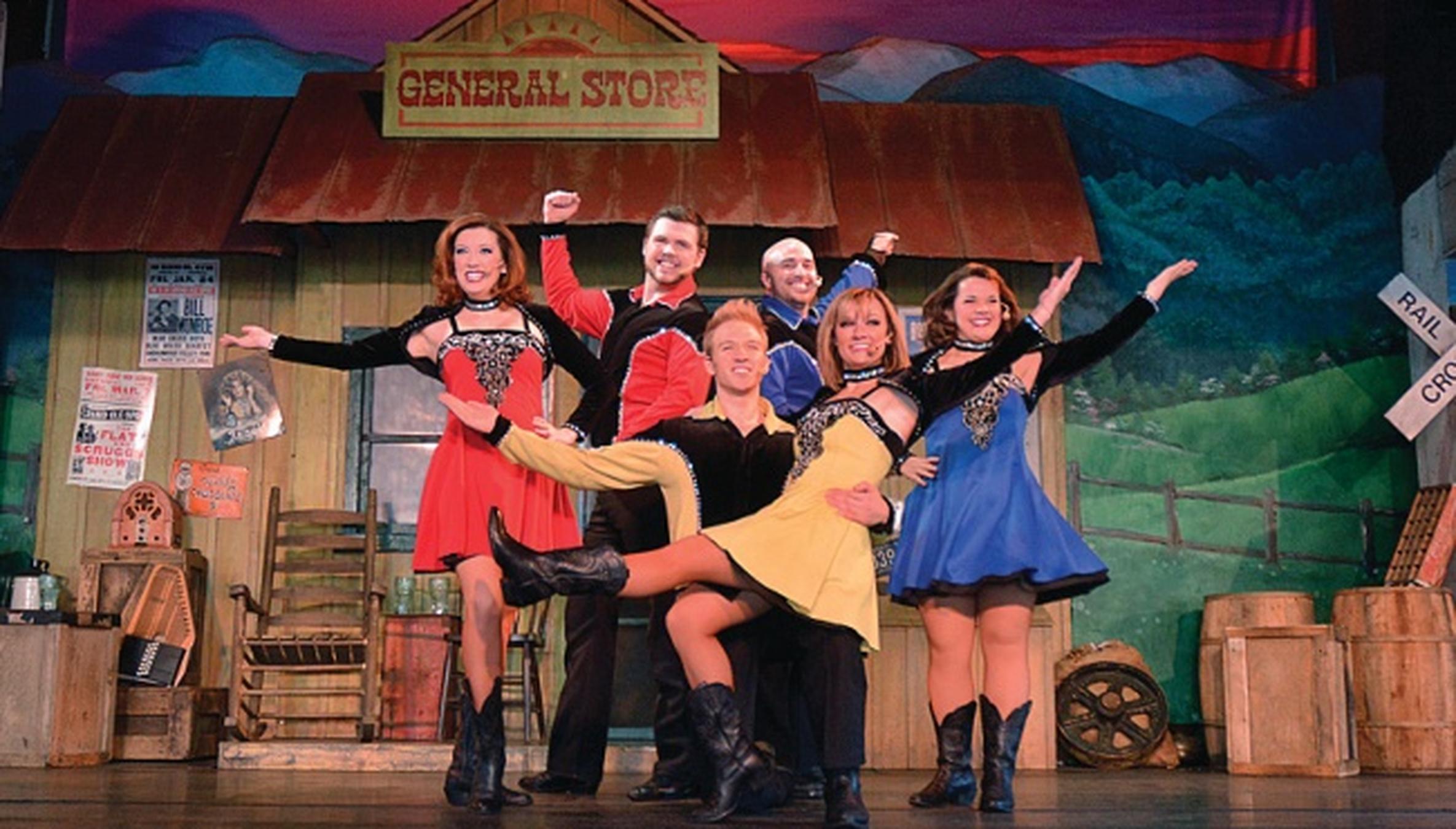 A stage show performance at Dollywood